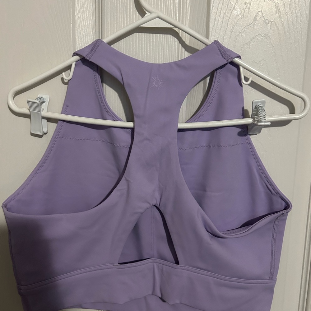 Aerie Matching Purple Leggings and Sports bra Set - Picture 4 of 9